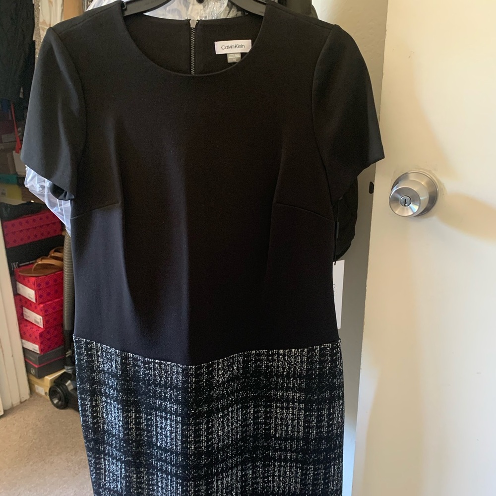 Black Calvin Klein dress